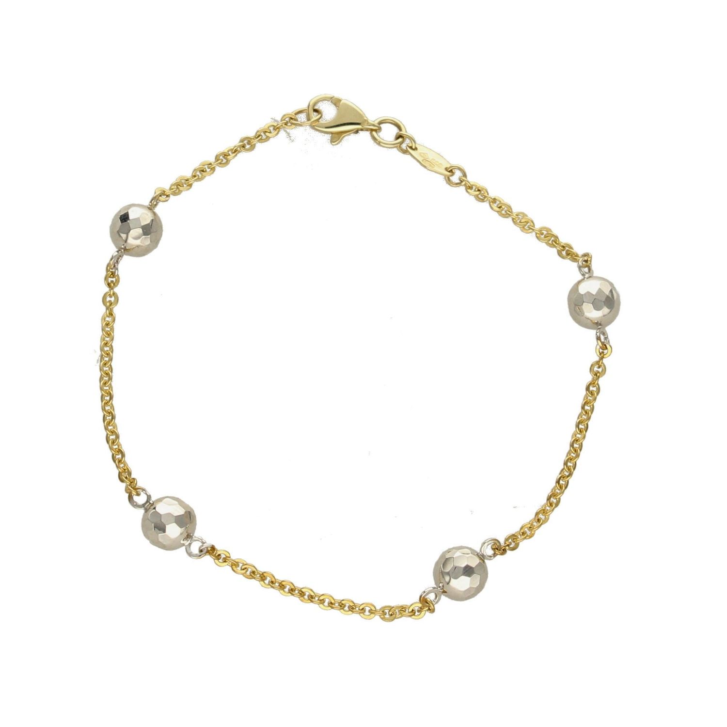 Złota bransoleta z kuleczkami BR 1451.jpg